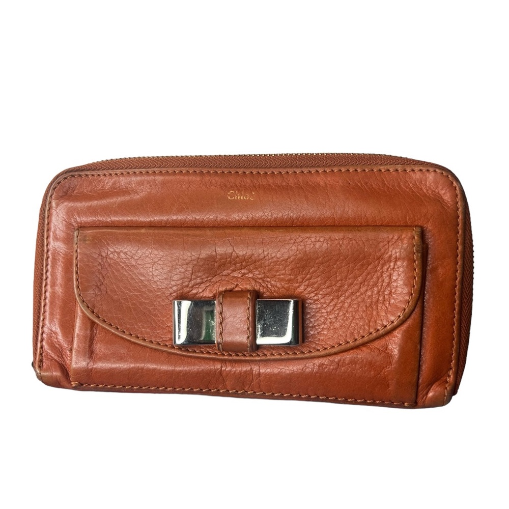 EUC Chloe zip around wallet